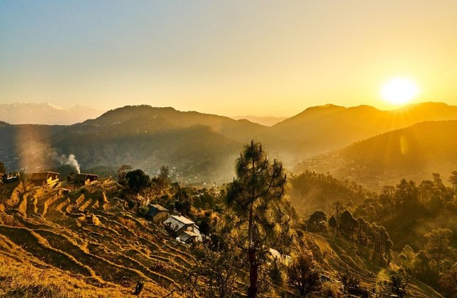 Home scenaries of hills